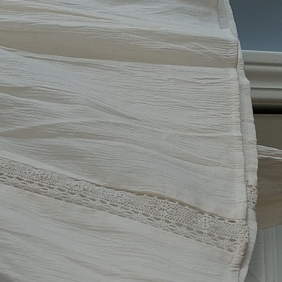 American Eagle Outfitters Bohemian Embroidered Top Blouse S - Picture 5 of 13